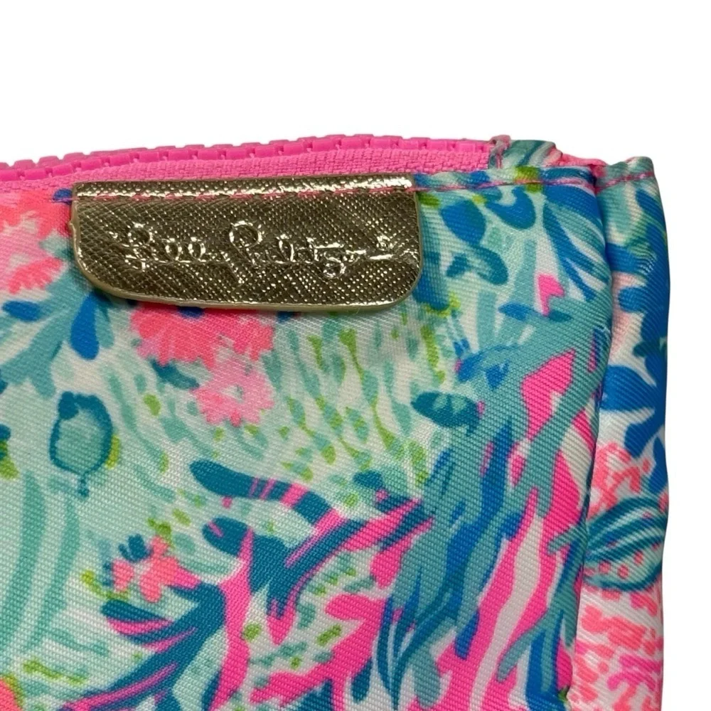 Lily Pulitzer “Fish My Wish” Trifold Make Up Bag.